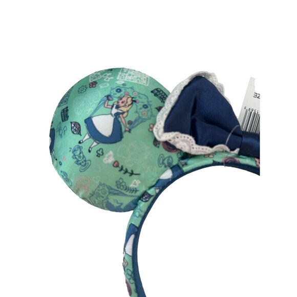 DISNEY Parks Alice in Wonderland United Kingdom Epcot Headband Ears NEW w/ tags - Picture 5 of 6